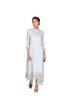 Mint Tissue Applique Kameez Set